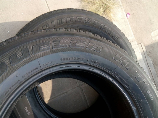 255/65R17 BRIDGESTONE DUELER ไม่มีปะ ชุด 4 เส้น tel.081-427-3941 ไอดีไลน์ 0814273941 255/65R17 BRIDGESTONE DUELER ไม่มีปะ ชุด 4 เส้น tel.081-427-3941 ไอดีไลน์ 0814273941