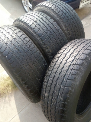 255/65R17 BRIDGESTONE DUELER ไม่มีปะ ชุด 4 เส้น tel.081-427-3941 ไอดีไลน์ 0814273941
