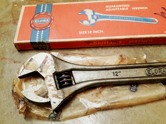 ประแจเลื่อน ยี่ห้อ ELORA สภาพ new old stock