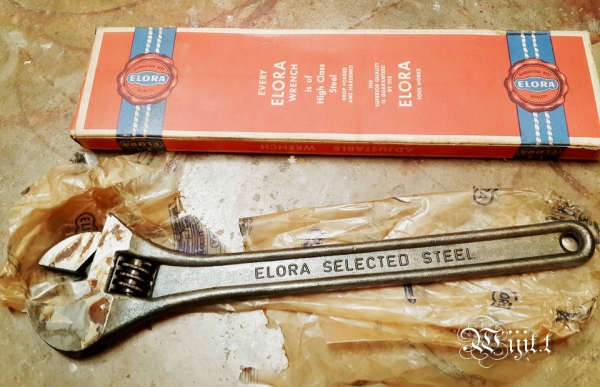 ประแจเลื่อน ยี่ห้อ ELORA สภาพ new old stock