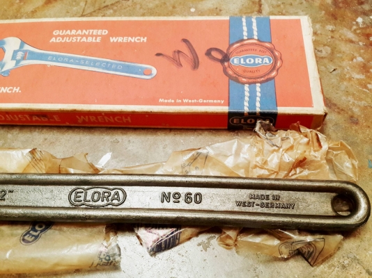 ประแจเลื่อน ยี่ห้อ ELORA สภาพ new old stock