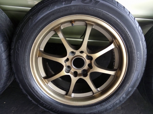 แม็กลาย CE28 ขอบ 16 กว้าง 7 พร้อมยาง 4 รู 114 ราคา 6500 บาท