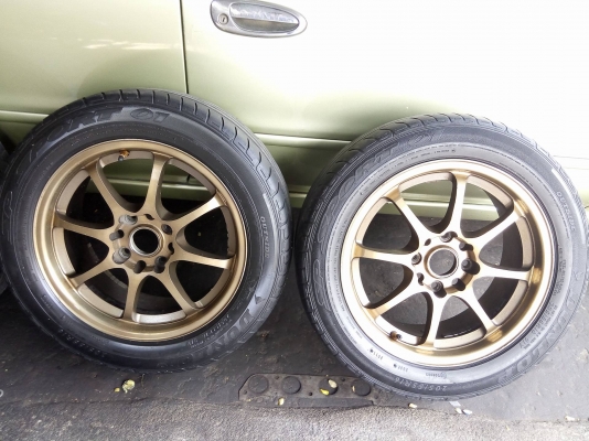 แม็กลาย CE28 ขอบ 16 กว้าง 7 พร้อมยาง 4 รู 114 ราคา 6500 บาท