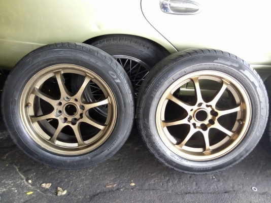 แม็กลาย CE28 ขอบ 16 กว้าง 7 พร้อมยาง 4 รู 114 ราคา 6500 บาท