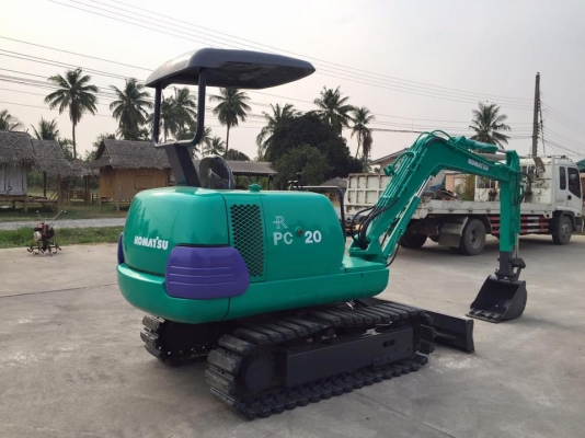รถขุด KOMATSU PC20-7 ไลน์หัวเจาะ มือสองญี่ปุ่น นำเข้า
