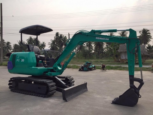 รถขุด KOMATSU PC20-7 ไลน์หัวเจาะ มือสองญี่ปุ่น นำเข้า