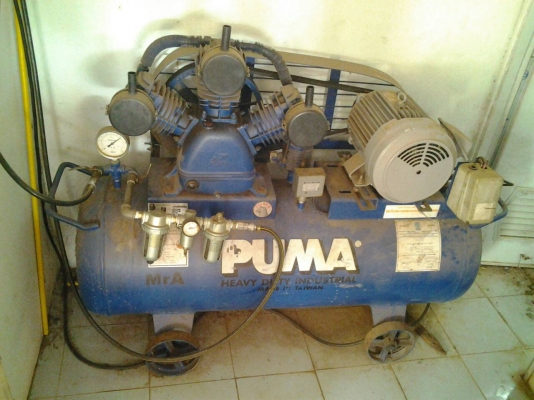ขาย     ปั้มลม poma  5  แรง   260ลิตร   ไฟ220