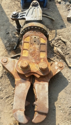 หัวหนีบปูน คีบปูน ทุบปูน บีบปูน แบบหมุนได้ สำหรับแบคโฮ pc 120 `pc 200 pc 320