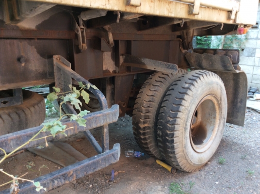 หางพ่วงดั้มสามิตรแท้2เพลามือเดียวปี49สภาพพร้อมใช้งาน