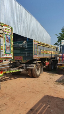 ขายรถพ่วง ISUZU DECA เครื่อง 270 แรง แม่ปี 49 ลูกปี 51 ลูก 3 เพลาแท้ กระบะดัมพ์มิเนียม แอร์พร้อม ยางเต็ม