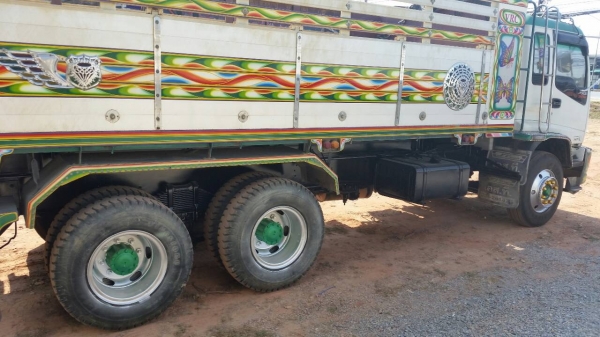 ขายรถพ่วง ISUZU DECA เครื่อง 270 แรง แม่ปี 49 ลูกปี 51 ลูก 3 เพลาแท้ กระบะดัมพ์มิเนียม แอร์พร้อม ยางเต็ม