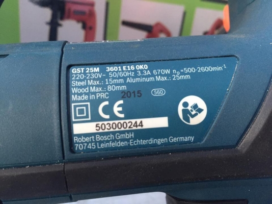 ขายจิ้กซอ BOSCH GST25M (หัวเหล็ก) มือสองสภาพดีครับ ขายจิ้กซอ BOSCH GST25M (หัวเหล็ก) มือสองสภาพดีครับ