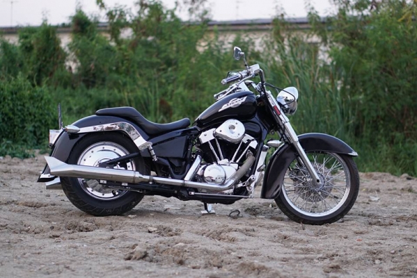 วุฒิ นนบุรี ขาย STEED 400cc. แต่ง HD สวยๆทะเบียนแท้ๆโอนขนส่ง