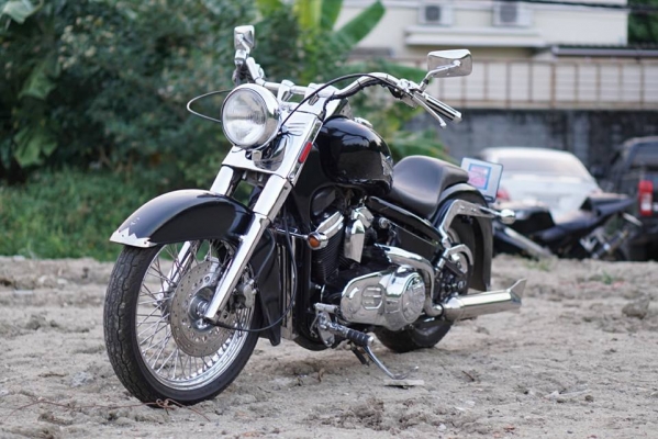 วุฒิ นนบุรี ขาย STEED 400cc. แต่ง HD สวยๆทะเบียนแท้ๆโอนขนส่ง