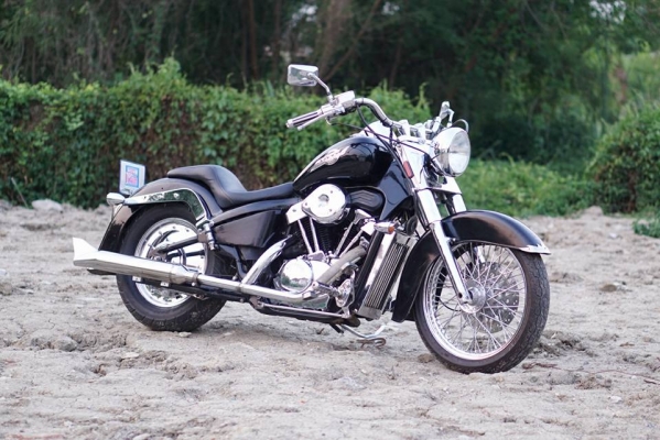 วุฒิ นนบุรี ขาย STEED 400cc. แต่ง HD สวยๆทะเบียนแท้ๆโอนขนส่ง