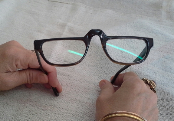 แว่นสายตายาวฮาล์ฟอาย/ครึ่งดวงตา  ILAN made in Israel หายาก!