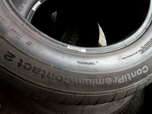 195/65R15  Continental Contipremiumcontact2 มี 2 เส้น tel.081-427-3941 ไอดีไลน์  0814273941