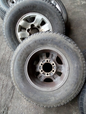 แม๊กพร้อมยาง 255/70R15 BF Goidrich ชุด 4 ล้อ tel.081-427-3941 ไอดีไลน์ 0814273941 แม๊กพร้อมยาง 255/70R15 BF Goidrich ชุด 4 ล้อ tel.081-427-3941 ไอดีไลน์ 0814273941