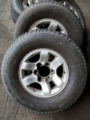 แม๊กพร้อมยาง 255/70R15 BF Goidrich ชุด 4 ล้อ tel.081-427-3941 ไอดีไลน์ 0814273941 แม๊กพร้อมยาง 255/70R15 BF Goidrich ชุด 4 ล้อ tel.081-427-3941 ไอดีไลน์ 0814273941