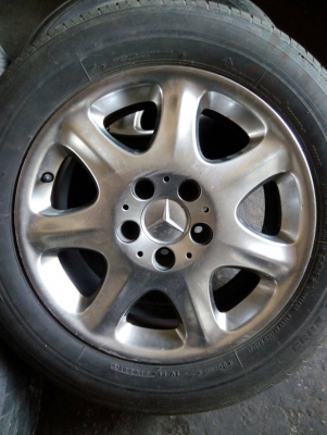 แม็ก BENZ พร้อมยาง BRIDGESTONE 205/60R16 ชุด 4 ล้อ  tel.081-427-3941  ไอดีไลน์  0814273941