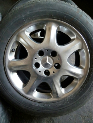 แม็ก BENZ พร้อมยาง BRIDGESTONE 205/60R16 ชุด 4 ล้อ  tel.081-427-3941  ไอดีไลน์  0814273941