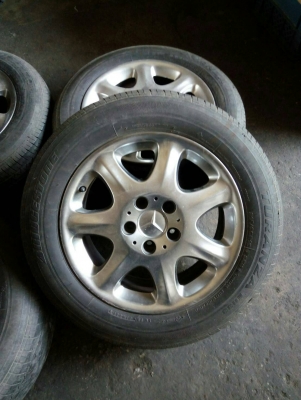 แม็ก BENZ พร้อมยาง BRIDGESTONE 205/60R16 ชุด 4 ล้อ  tel.081-427-3941  ไอดีไลน์  0814273941