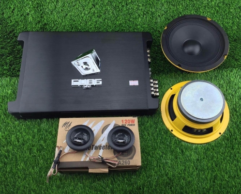 ชุดเครื่องเสียง แอมป์4Ch แหลม ลำโพง ชุดเครื่องเสียง แอมป์4Ch แหลม ลำโพง