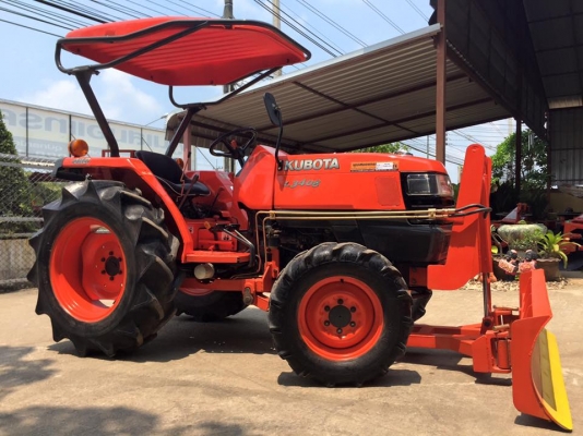 ขายรถไถKubota L3408 (4WD) พร้อมใบมีดหน้า และผานบุกเบิก รถพร้อมใช้งาน