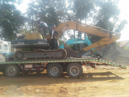 ขายด่วน แม็คโคร KOMATSU PC120-3สภาพพร้อมใช้งาน รถทำงานทุกวัน เครื่องปั้มดี เอกสารสัญญาซื้อขาย