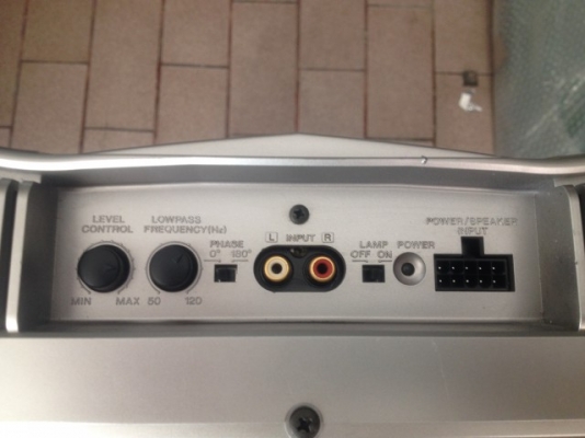 ซับ KENWOOD KSC SW 2000 8นิ้ว2ดอกเเอมในตัวเก่าญี่ปุ่นเเท้สภาพสวย