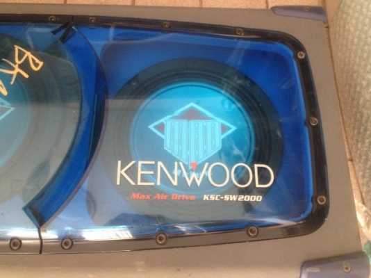 ซับ KENWOOD KSC SW 2000 8นิ้ว2ดอกเเอมในตัวเก่าญี่ปุ่นเเท้สภาพสวย