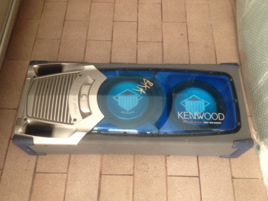 ซับ KENWOOD KSC SW 2000 8นิ้ว2ดอกเเอมในตัวเก่าญี่ปุ่นเเท้สภาพสวย