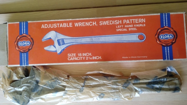 ขายประแจเลื่อนERORA 18" Made in Germany. งานใหม่เก่าเก็บ