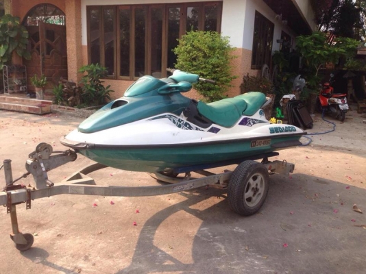 ขายเจ็ตสกีใหญ่นั่งได้3คน ถูกๆครับ 38800 พร้อมเทเลอร์นอกเครื่องพังแหวนหักอุปกรณ์ครบเจ้าของไม่อยากทำต่อ ขายถูกมากครับ