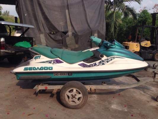 ขายเจ็ตสกีใหญ่นั่งได้3คน ถูกๆครับ 38800 พร้อมเทเลอร์นอกเครื่องพังแหวนหักอุปกรณ์ครบเจ้าของไม่อยากทำต่อ ขายถูกมากครับ