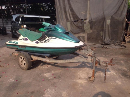 ขายเจ็ตสกีใหญ่นั่งได้3คน ถูกๆครับ 38800 พร้อมเทเลอร์นอกเครื่องพังแหวนหักอุปกรณ์ครบเจ้าของไม่อยากทำต่อ ขายถูกมากครับ