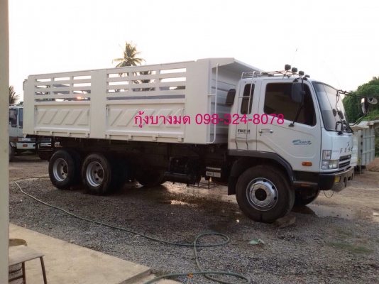 ขายรถบรรทุก Mitsubishi M6 เครื่องเดิม 260 แรง ปี 48 กระบะดัมพ์สามมิตรแท้ มีระบบลากพ่วง แอร์ ยางเต็ม ทะเบียนพร้อม