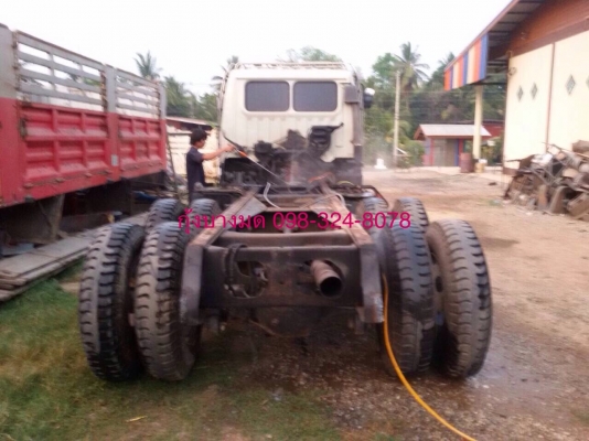 ขายสิบล้อหัวแชสซี Hino หัวสิงไฮเทค แชสซีจ้าวอืนทรีย์ เครื่อง HO7D-185 แรง เบรคจิฟฟี่ สโลด์ครบ แอร์พร้อม ทะเบียนพร้อม