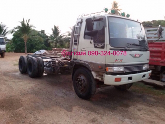 ขายสิบล้อหัวแชสซี Hino หัวสิงไฮเทค แชสซีจ้าวอืนทรีย์ เครื่อง HO7D-185 แรง เบรคจิฟฟี่ สโลด์ครบ แอร์พร้อม ทะเบียนพร้อม