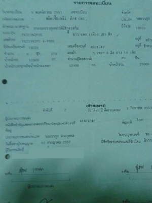 รถบรรทุก 10 ล้อดัมพ์ ISUZU ปีจดทะเบียน 2551 270 แรงม้า รุ่น FXZ