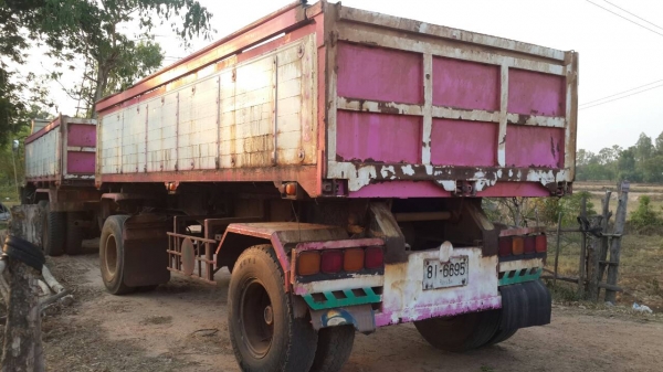 ขายด่วน ISUZU DEGA 270 ยูโร2 แม่ลูกดั้ม หินทราย สภาพพร้อมใช้งาน เครื่องเกียร์ดี ยางพอใช้ เอกสารเล่มทะเบียน