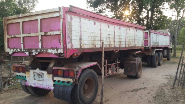 ขายด่วน ISUZU DEGA 270 ยูโร2 แม่ลูกดั้ม หินทราย สภาพพร้อมใช้งาน เครื่องเกียร์ดี ยางพอใช้ เอกสารเล่มทะเบียน