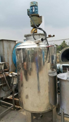 ถังสแตนเลส ถังกวน 2ชั้น สภาพสวยมากๆครับ มาดูที่ร้านได้ (วินิตรค้าของเก่า ลาดหลุมแก้ว ปทุมธานี)