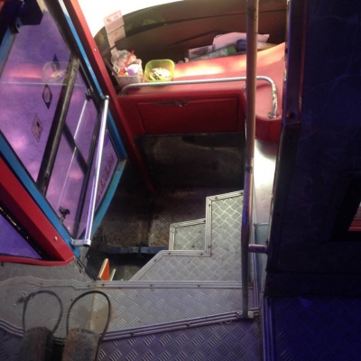 รถบัสพัดลม ไม่มีปัญหาใดๆ ในตัวรถ