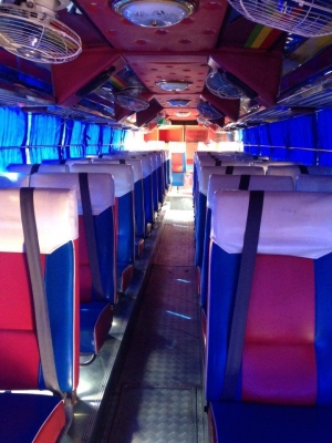 รถบัสพัดลม ไม่มีปัญหาใดๆ ในตัวรถ