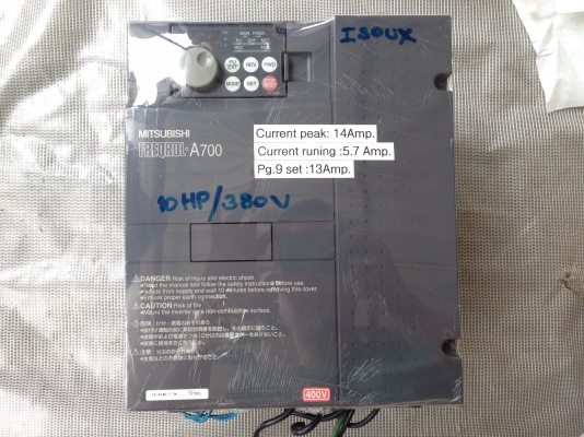 ขายอินเวอร์เตอร์ Mitsubishi 10HP. 380V สภาพสวย พร้อมใช้งาน