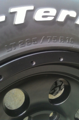 2หมื่นถ้วนๆ BF All 285/75/16 สวยๆพร้อมล้อ