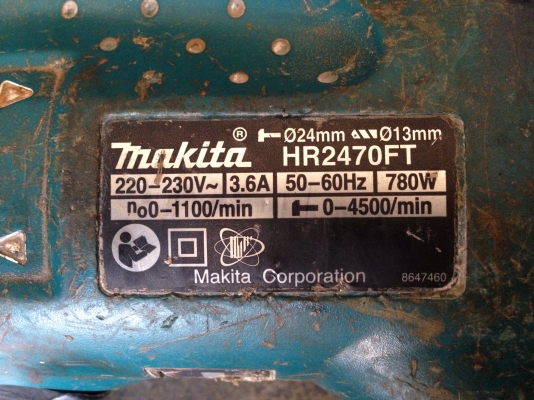 ขายสว่านโรตารี่ Makita รุ่น HR2470FT 3ระบบ สภาพดีเดิมๆ วิ่งนิ่มใช้งานได้ทุกระบบ พร้อมใช้งาน