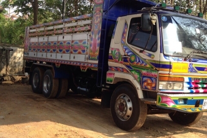 ขายรถบรรทุกสิบล้อดัมพ์ Mitsubishi M6 FN627 เครื่อง 240 แรง 2 เพลา กระบะดัมพ์มิเนียม ทะเบียนพร้อม