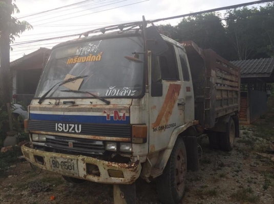 6 ล้อดั้ม 145 แรง ISUZU FSR11H รถห้างแท้เดิมๆ สีเดิม เครื่องเดิม เล่มพร้อม